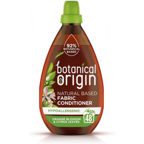 Botanical Origin Organic Laundry Softener Suitable for Sensitive Skin, Orange Blossom and Citrus Leaves - 45 Washes